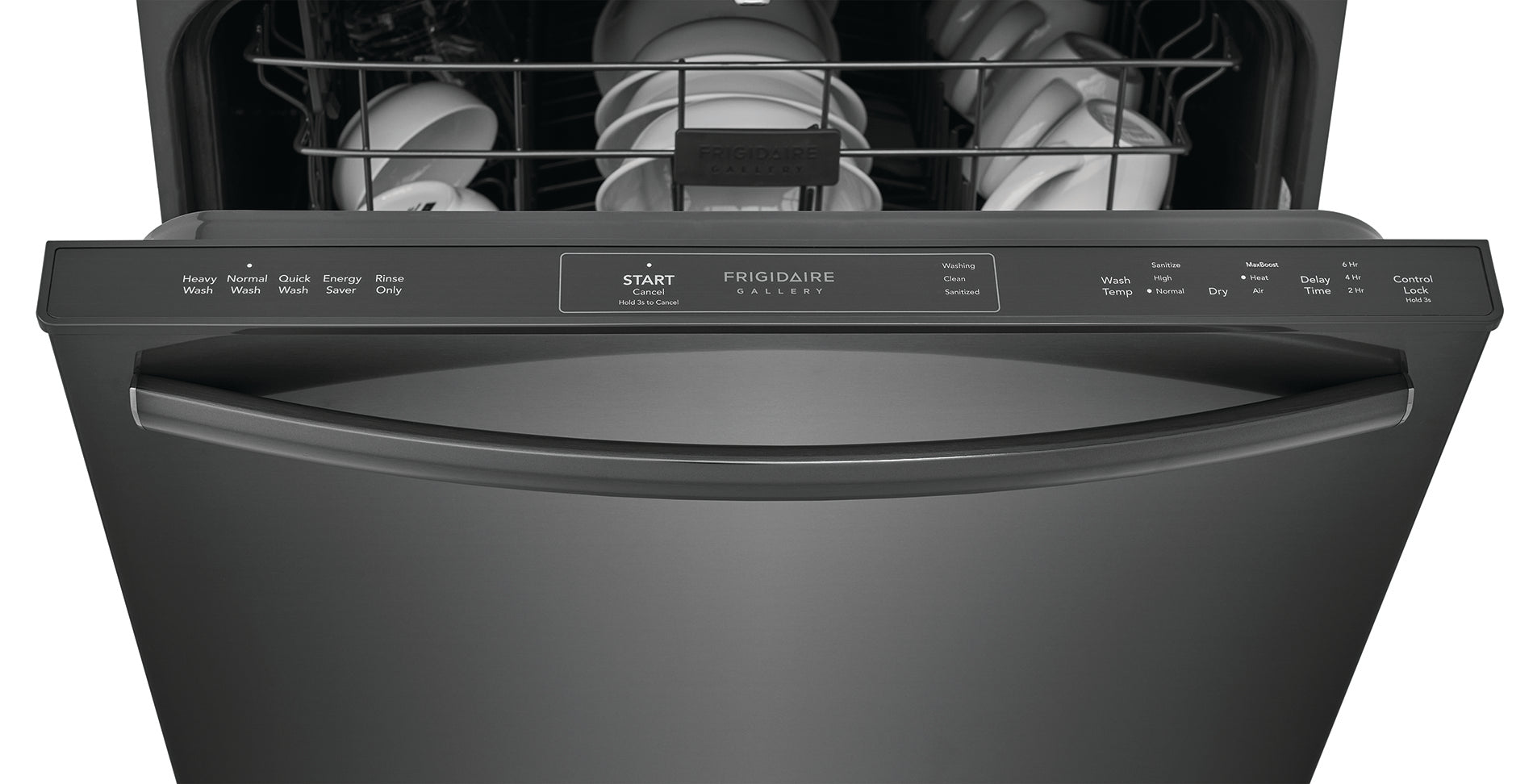 Frigidaire Gallery Smudge-Proof Black Stainless Steel 24" Built-In Dishwasher - GDPH4515AD