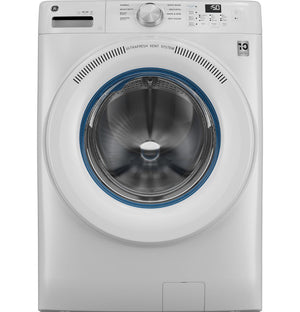 G.E. Laveuse à chargement frontal 5,3 pi³ CEI avec système d’évent UltraFresh™ blanc – GFW350SSYWW