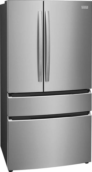 Frigidaire Gallery Réfrigérateur 27,2 pi³ avec porte à 2 battants profondeur standard acier inoxydable Smudge-Proof® GRMN2872AF 
