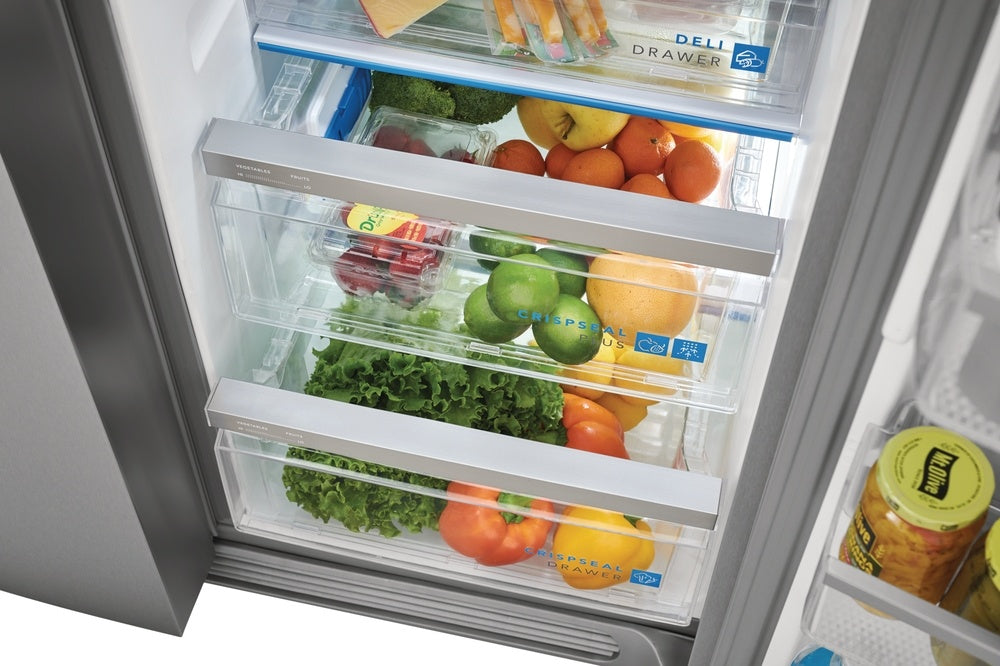 Frigidaire Gallery 36.35" 25.6 Cu. Ft. Smudge-Proof® Stainless Steel Side-by-Side Refrigerator - GRSS2652AF