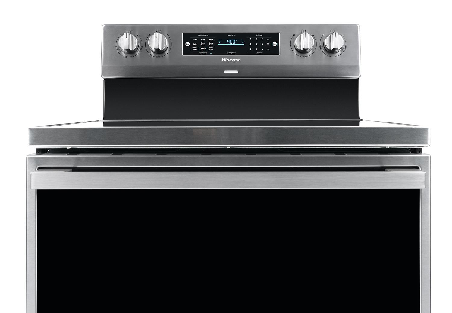 Hisense Stainless Steel Range True Convection with 11 Baking Programs Including Air Fry (5.8 Cu. Ft) - HBE3501CPS