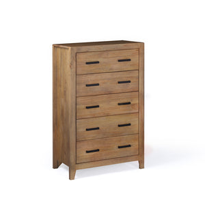Palm Harbour Commode 5 tiroirs - naturel rustique