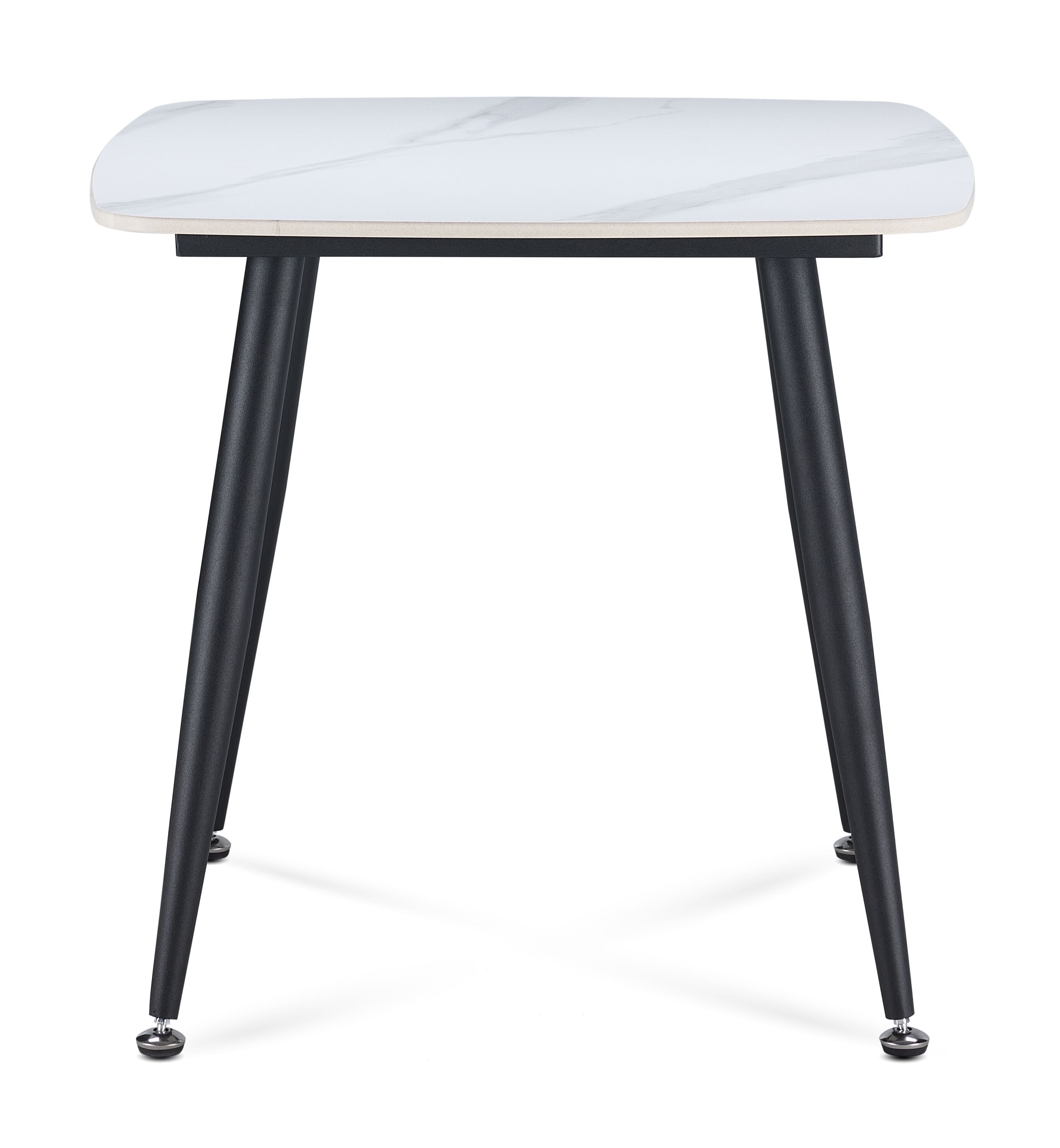 Bellmar 23" Sintered Stone End Table - White
