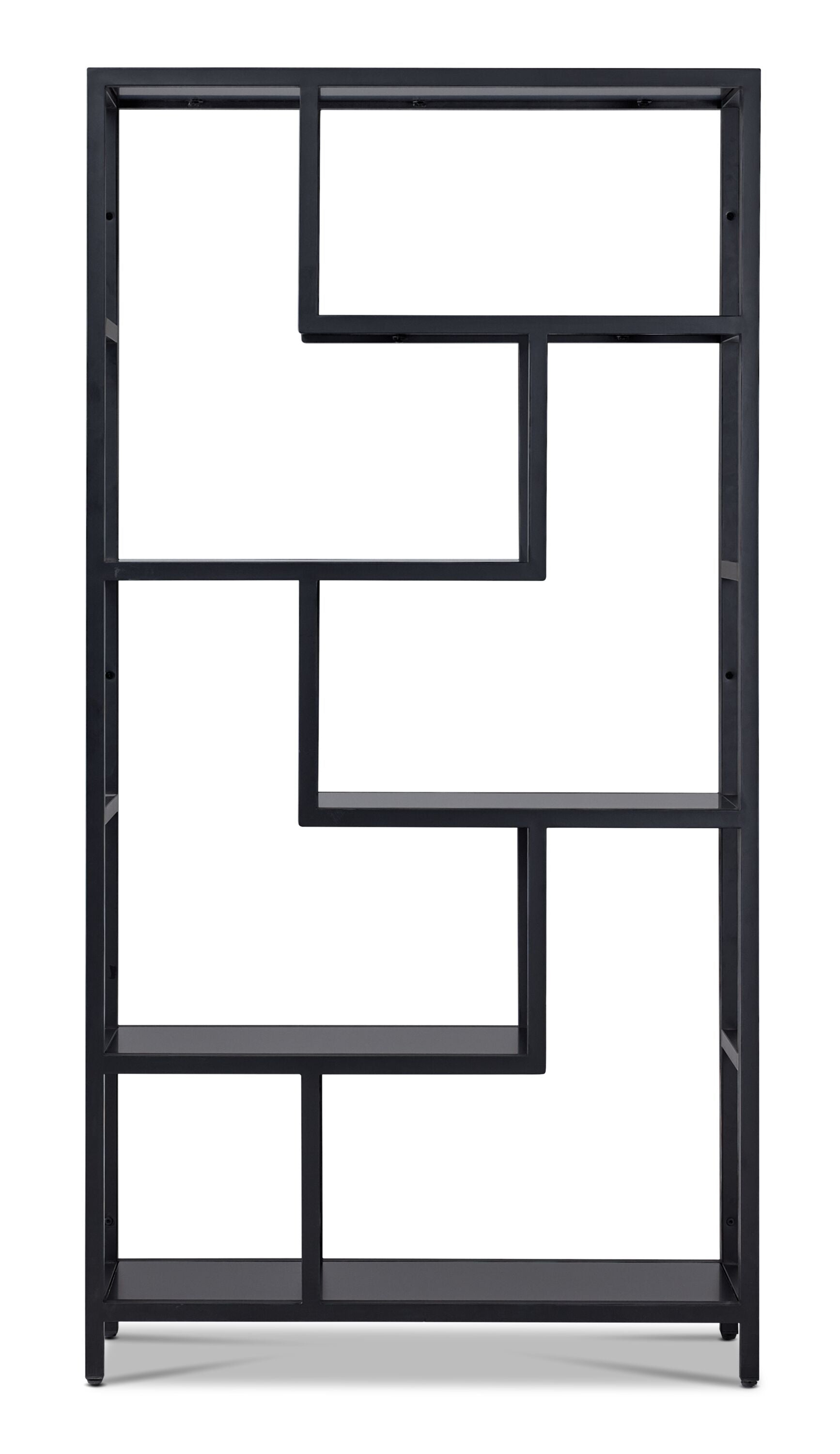 Conte - 5 Tier Book Shelf - Black