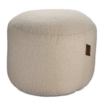 Gannon Ottoman Round - Beige Teddy