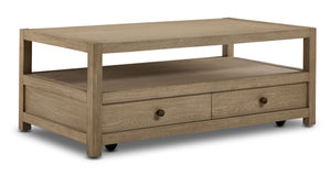 Joliette Table de centre 48 po - tan pâle