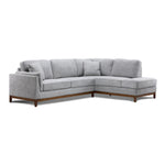 Marquis 2-Piece Sectional with Right Facing Chaise - Grey