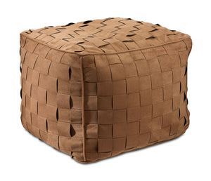 Nougat Tabouret tressé – brun