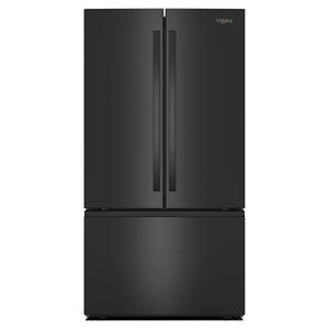 Whirlpool Réfrigérateur 31 pi³ de 36 po avec porte à 2 battants noir - WRFF3336SB