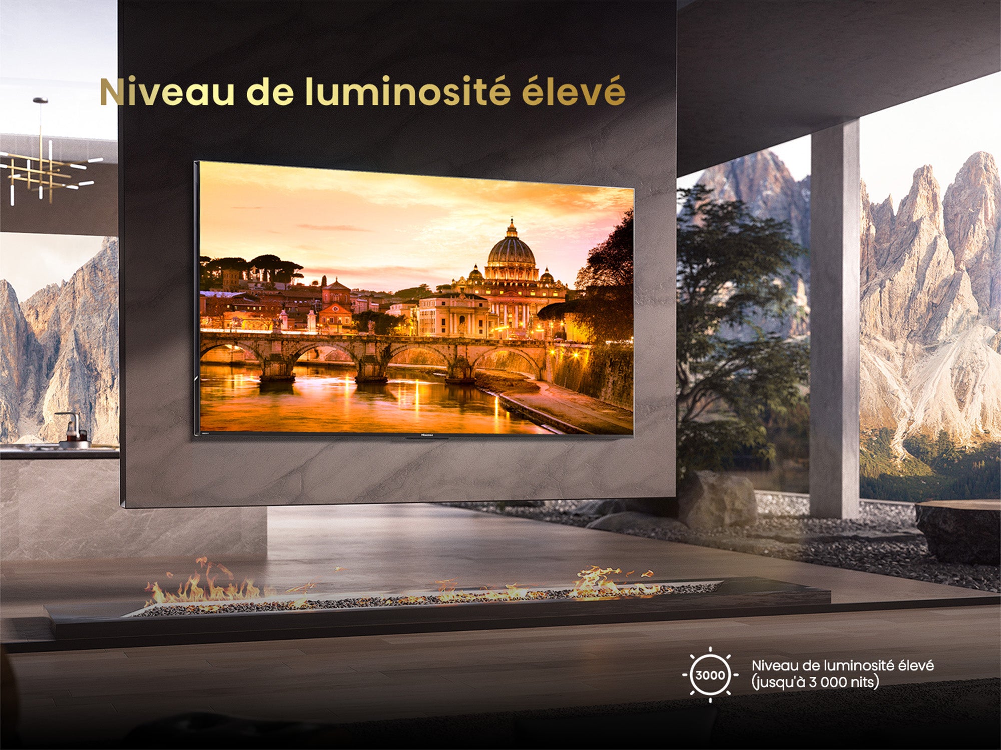 Hisense Téléviseur intelligent 85 po QLED mini DEL Pro 4K 165Hz 85U78QG--