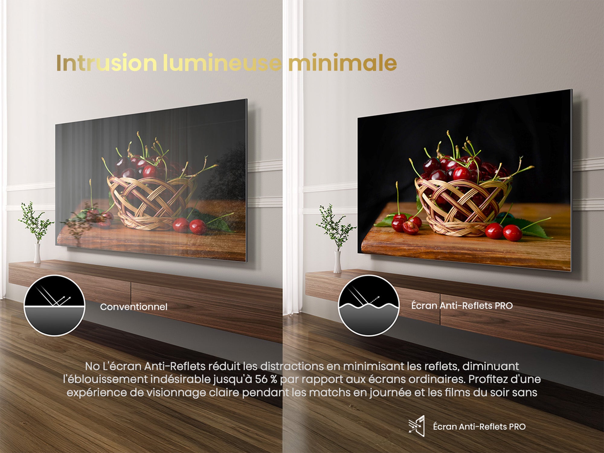 Hisense Téléviseur intelligent 65 po QLED mini DEL Pro 4K 165Hz 65U88QG--