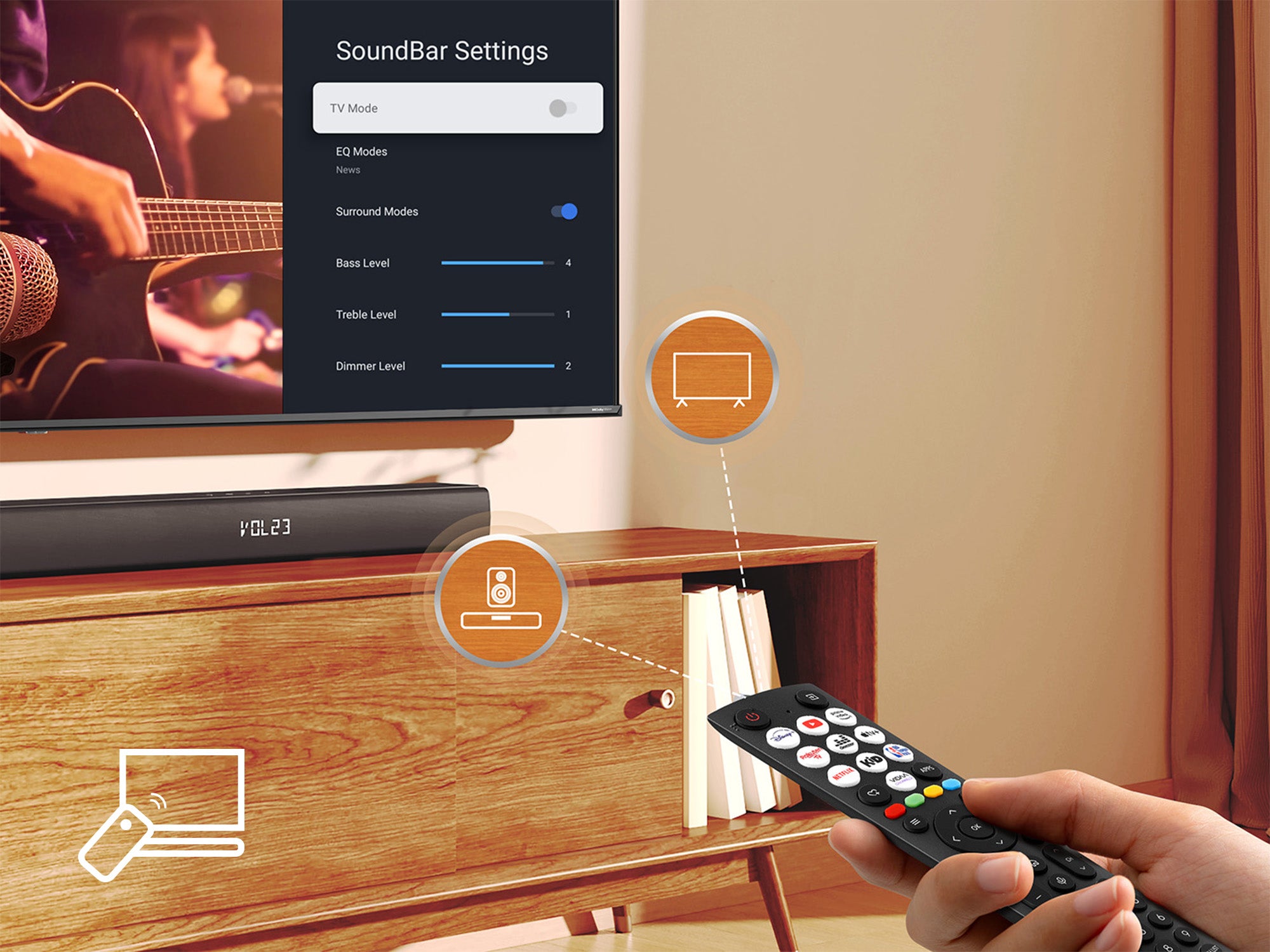 Hisense 480W 3.1 ch Soundbar with Wireless Subwoofer - HS3100