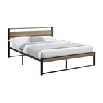 Sage Queen Bed - Grey/Black