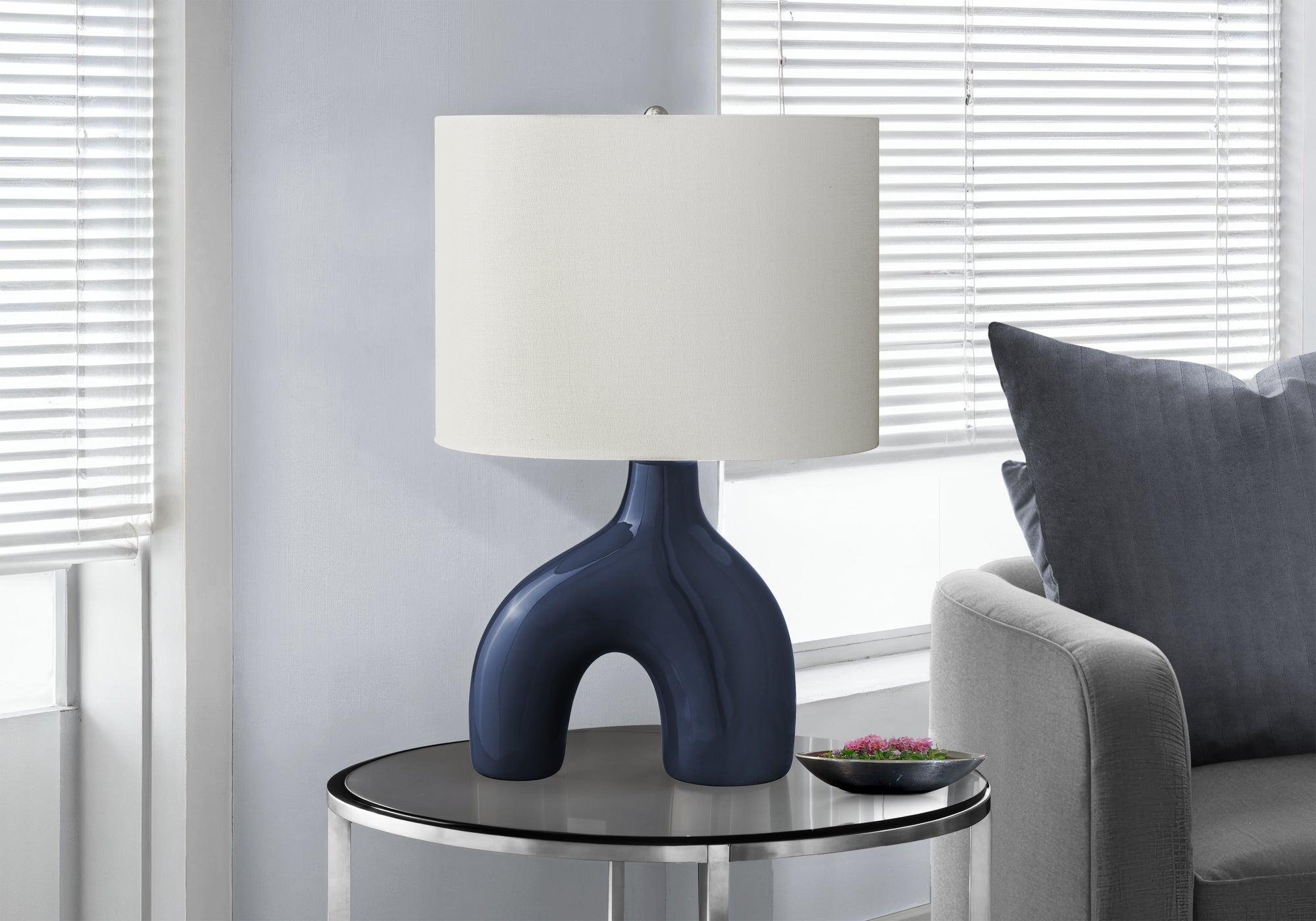 Elm Table Lamp - Blue