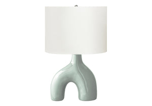 Elm Table Lamp - Green
