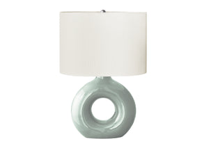 Birch Table Lamp - Green