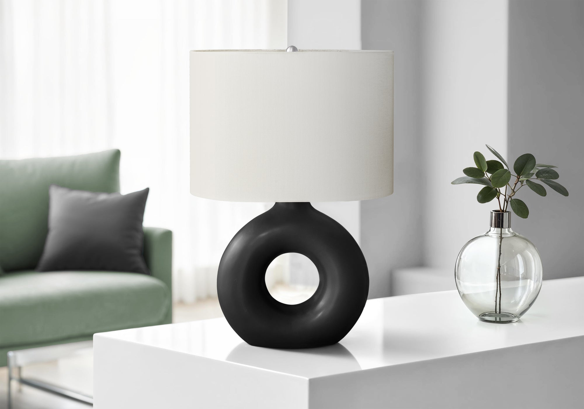 Birch Table Lamp - Black