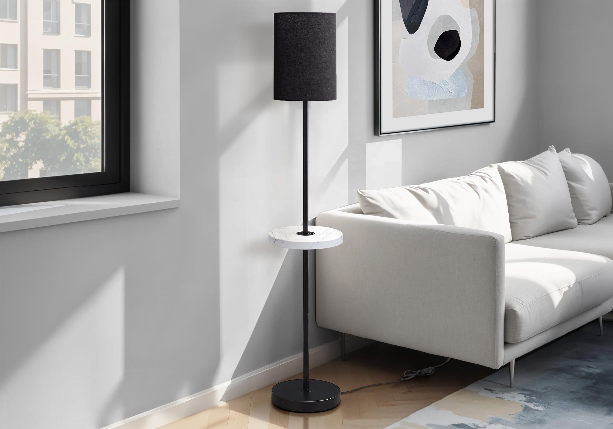 Zira Floor Lamp - Black