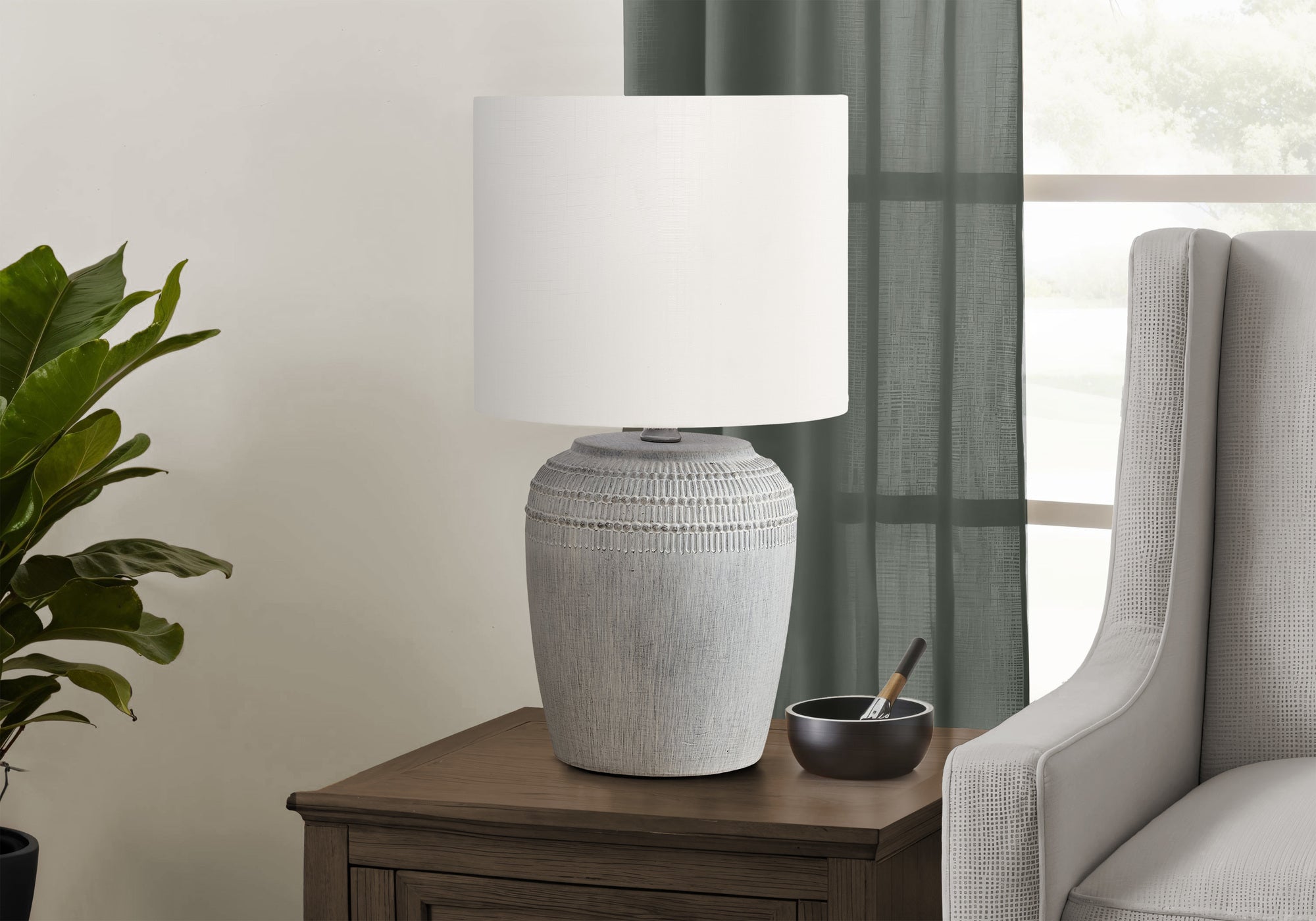 Zuna Table Lamp - Grey