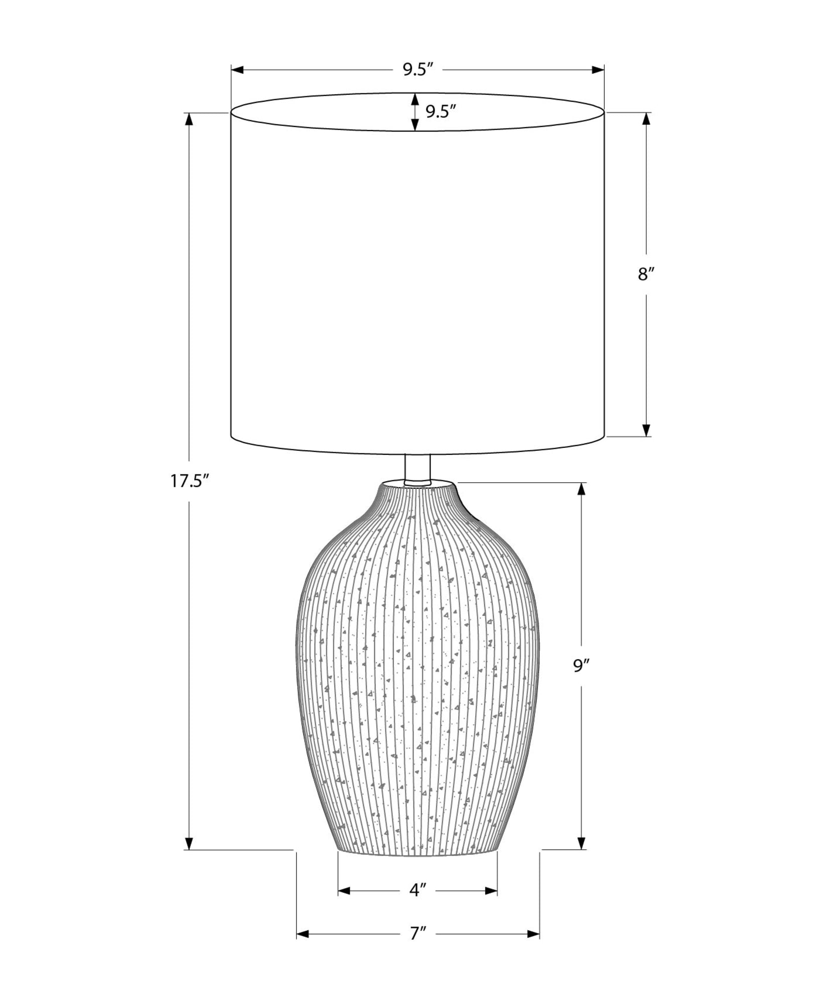 Tiva Table Lamp - Green