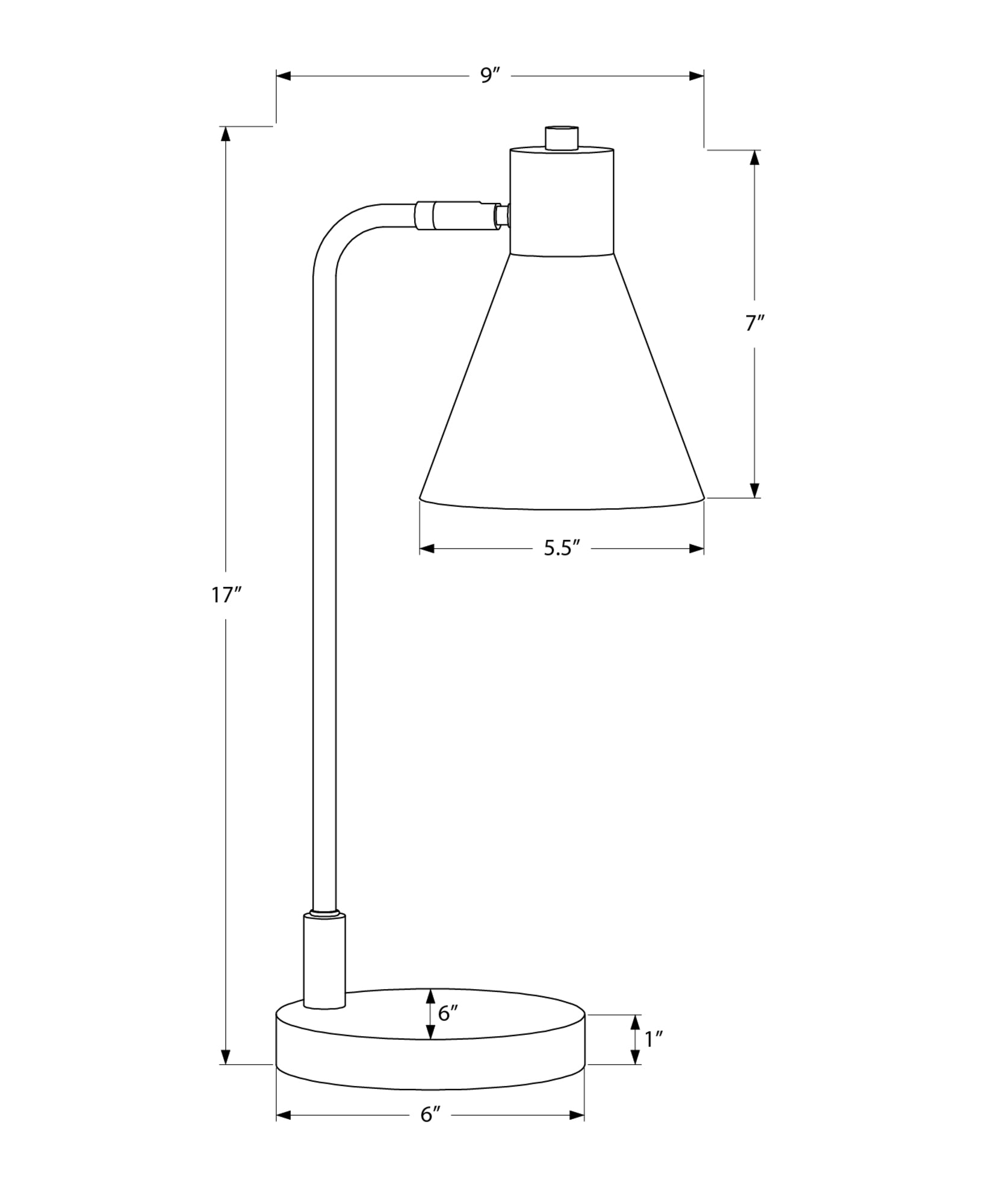 Zuma Table Lamp - Black