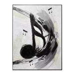 In Harmony Textured Abstract Eighth Note Art