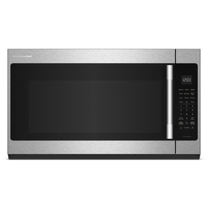 KitchenAid Four micro-ondes 2,1 pi cu avec hotte intégrée acier inoxydable PrintShieldMC YKMMS330SPS