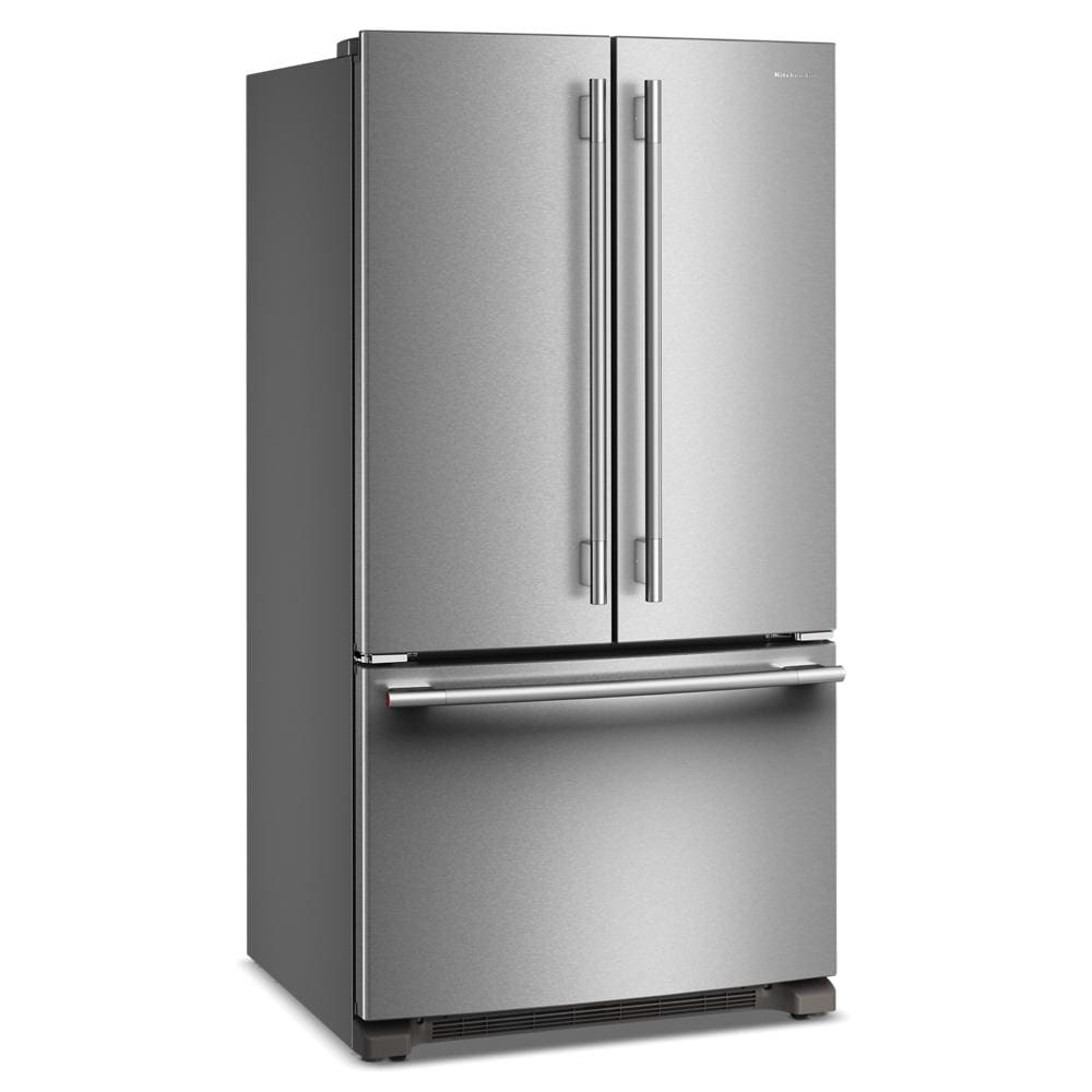 KitchenAid 36" 29.0 Cu. Ft. PrintShield Stainless Steel Standard Depth French Door Refrigerator - KRFF136SPS