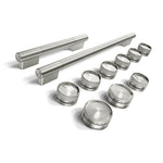 KitchenAid Stainless Steel Handle and Knob Hardware Accessory Kit for 48" Commercial-Style Gas Range - W11774757