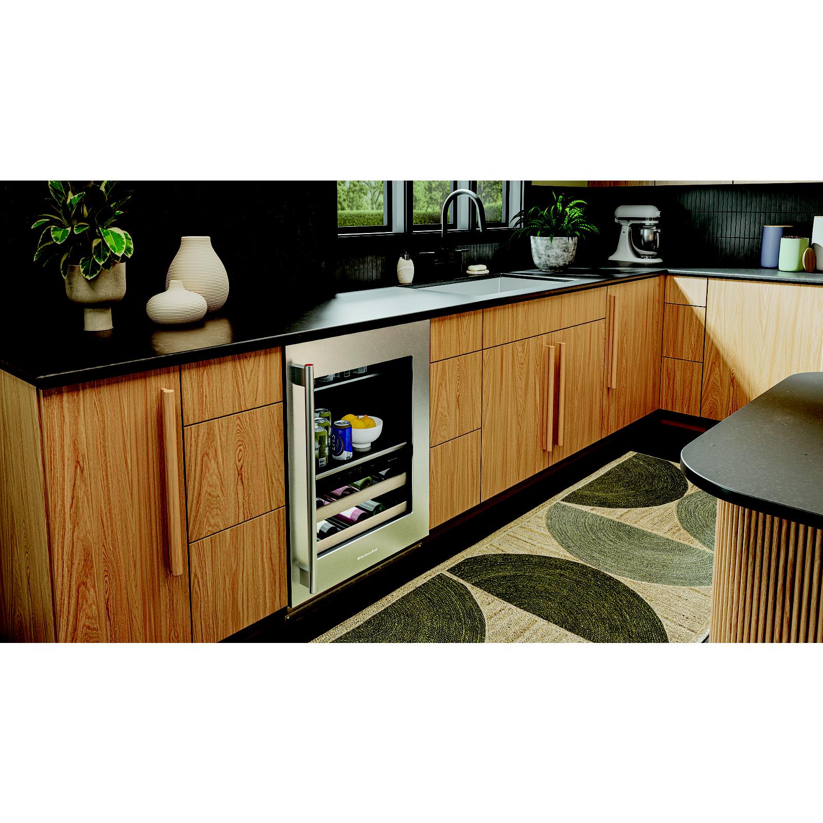KitchenAid 24" 5.0 Cu. Ft. PrintShield Stainless Steel Undercounter Refrigerator - KUBR524SPS