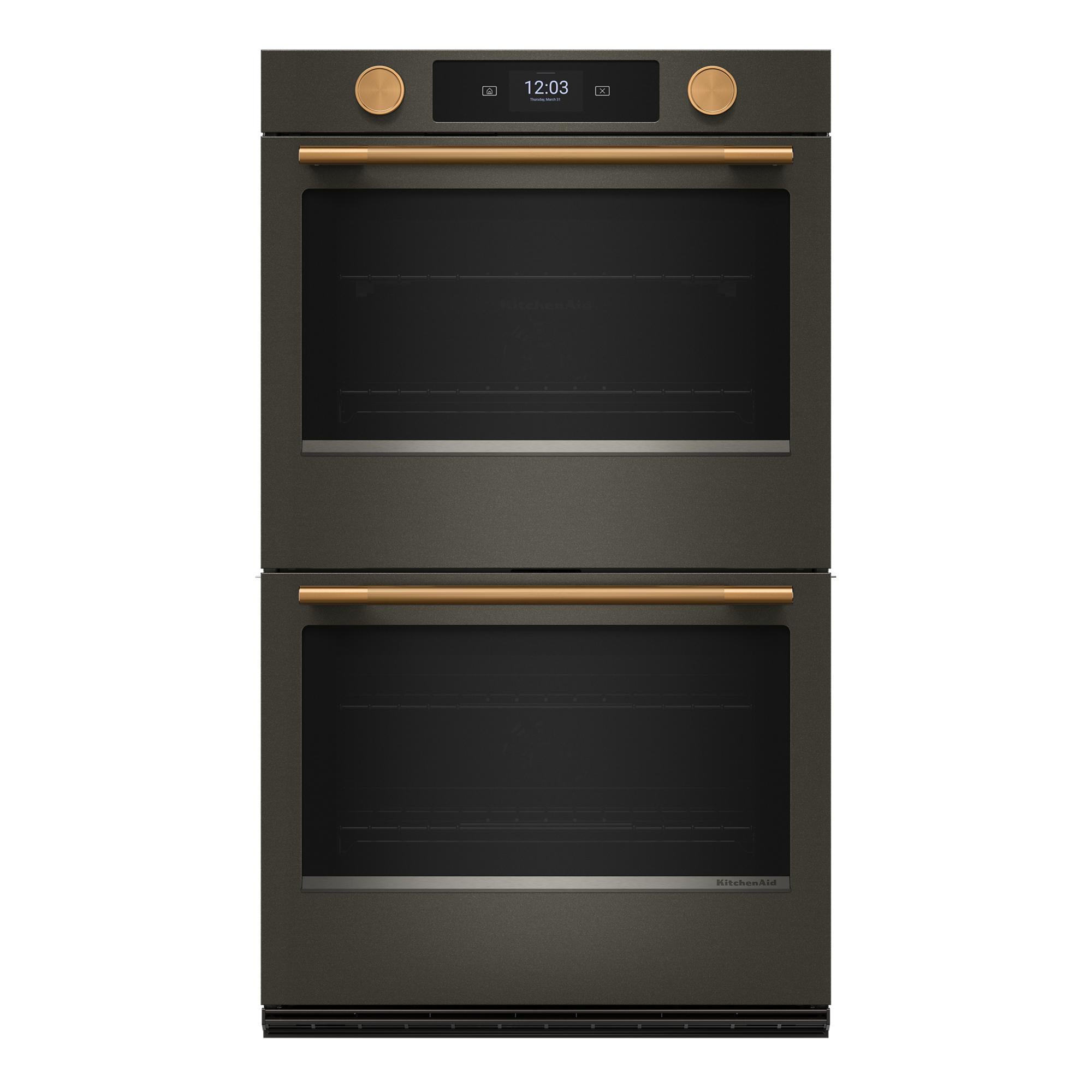 KitchenAid Black Ore 30" Double Wall Oven (10 Cu. Ft) - KOED730SBE