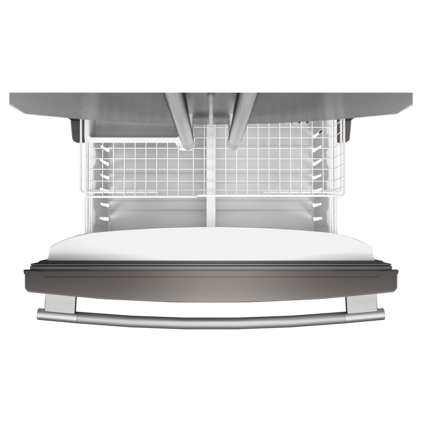 KitchenAid 33" 22.0 Cu. Ft. PrintShield Stainless Steel Standard Depth French Door Refrigerator - KRFF333SPS