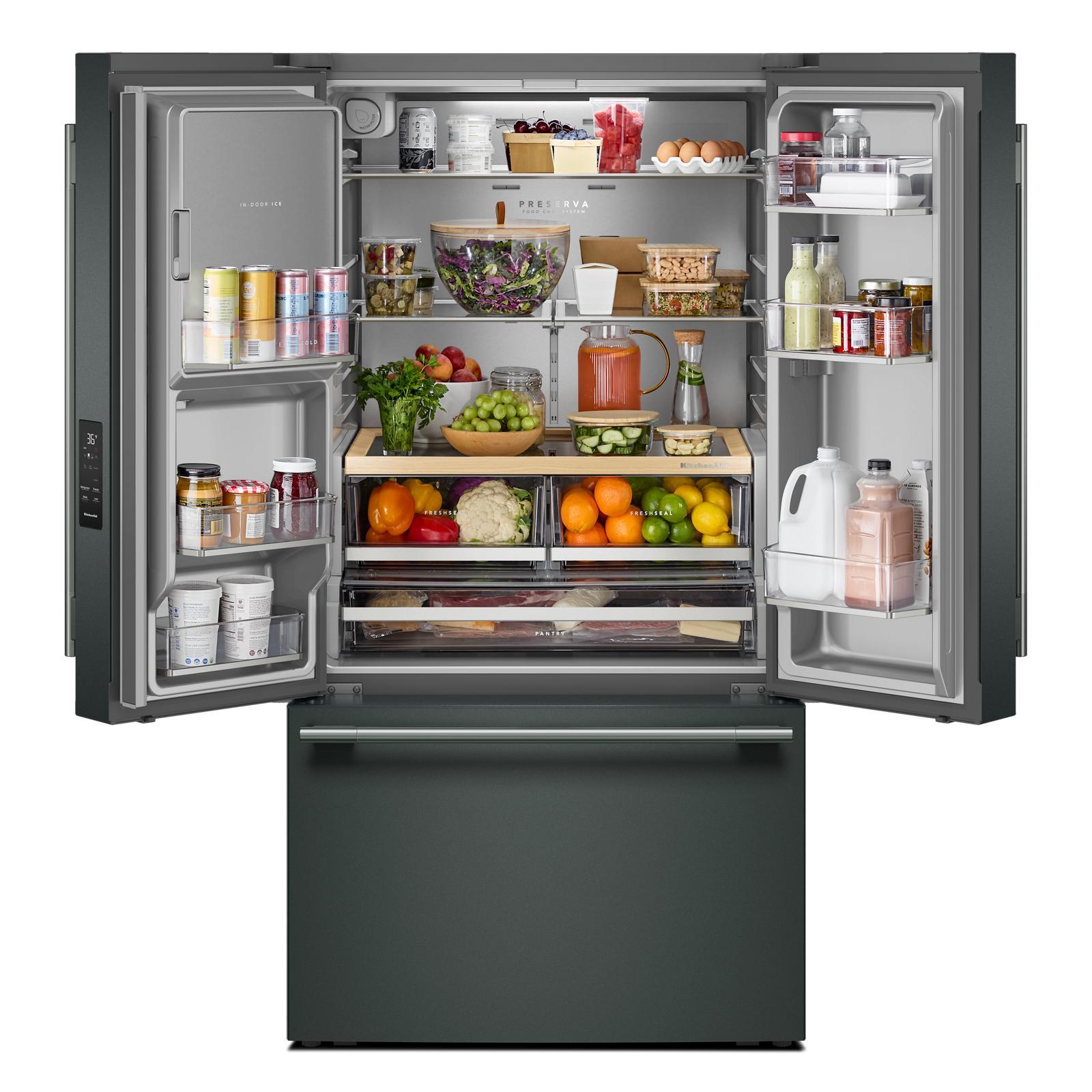 KitchenAid 36" 30 Cu. Ft. Juniper French Door Refrigerator - KRFF436SJP