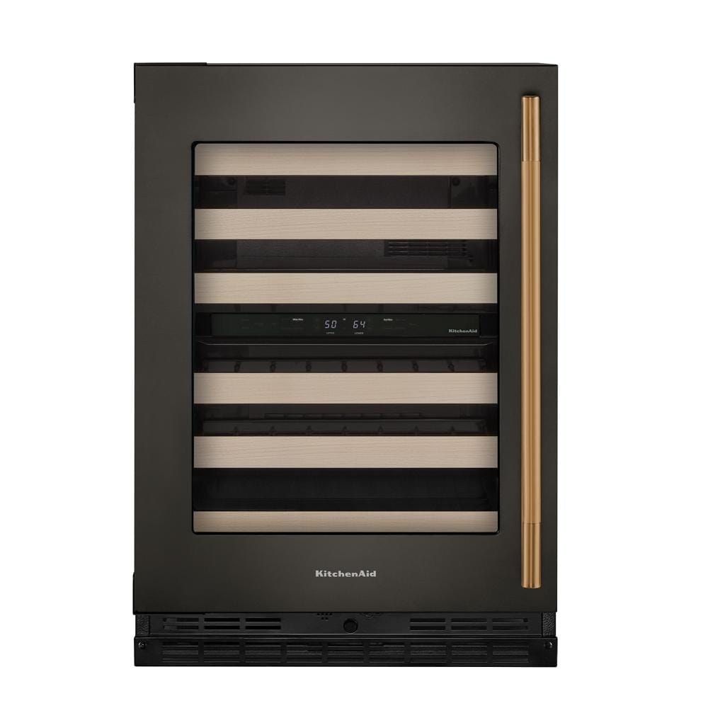 KitchenAid 24" 5.0 Cu. Ft. Black Ore Undercounter Refrigerator - KUWL524SBE