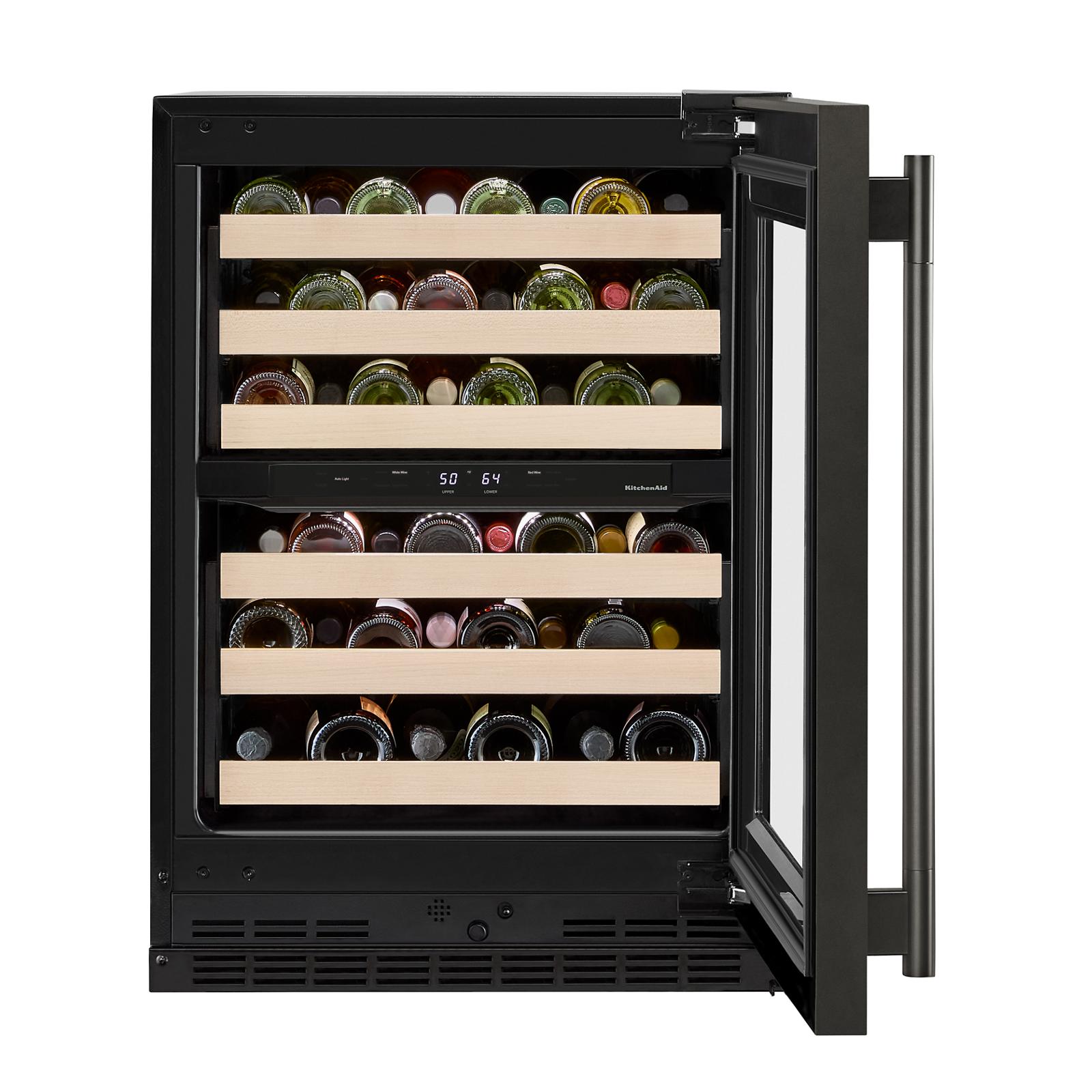 KitchenAid 24" 5.0 Cu. Ft. Black Ore Undercounter Refrigerator - KUWR524SBE