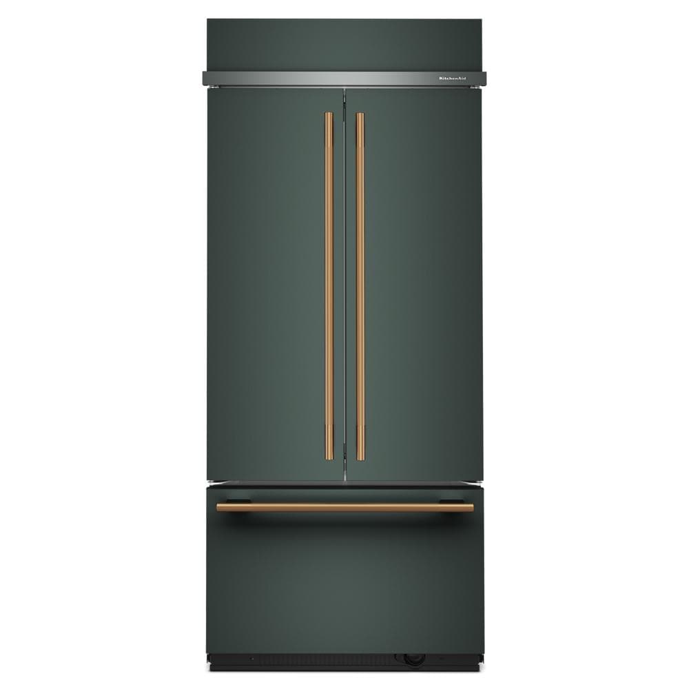 KitchenAid 36" 20.8 Cu. Ft. Juniper Built-In French Door Refrigerator - KBFN536SJP