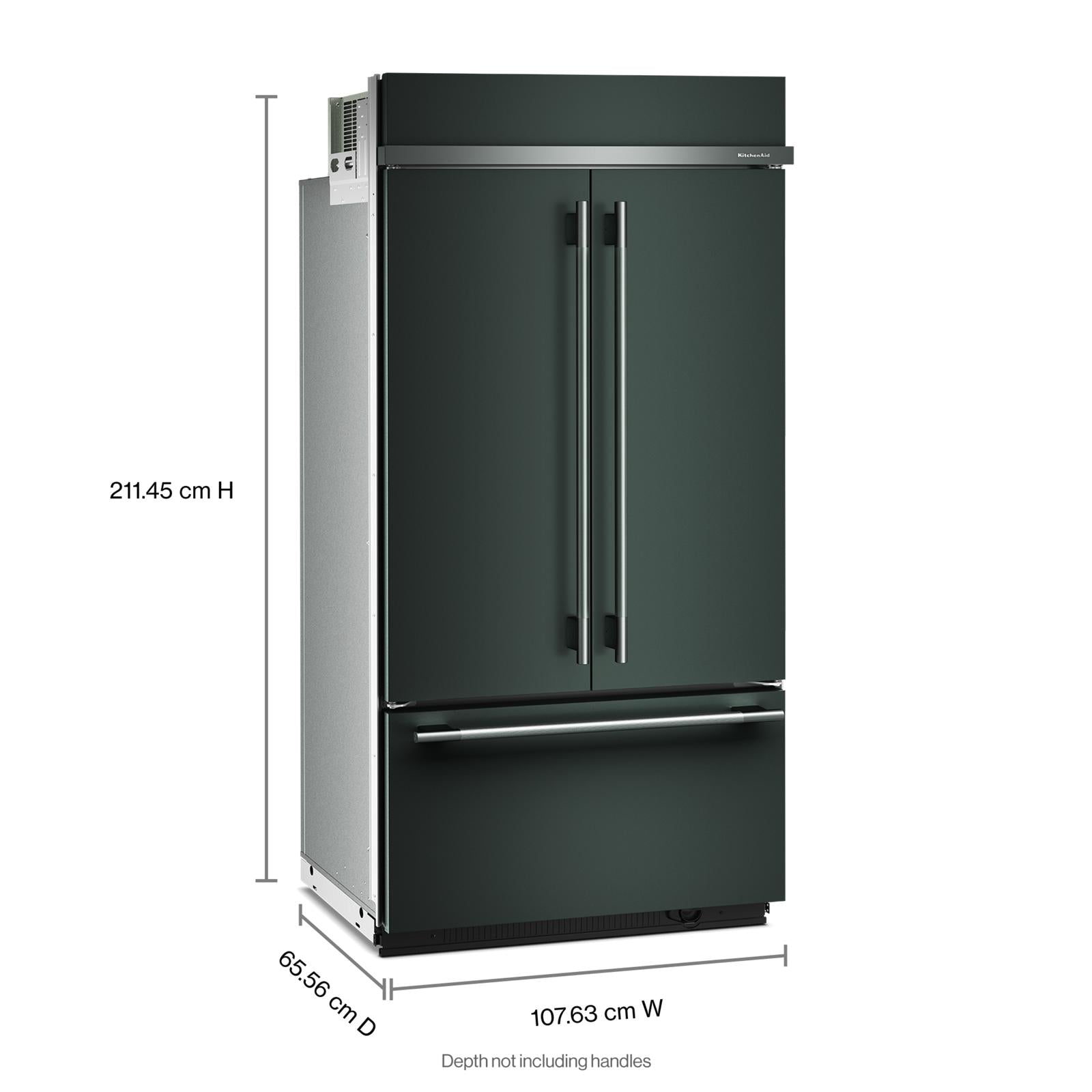 KitchenAid 42" 24.0 Cu. Ft. Juniper Built-In French Door Refrigerator - KBFN542SJP