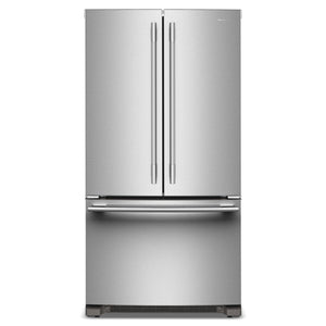 KitchenAid Réfrigérateur 20,0 pi³ de 36po avec porte à deux battants acier inoxydable PrintShield™ – KRFC136SPS