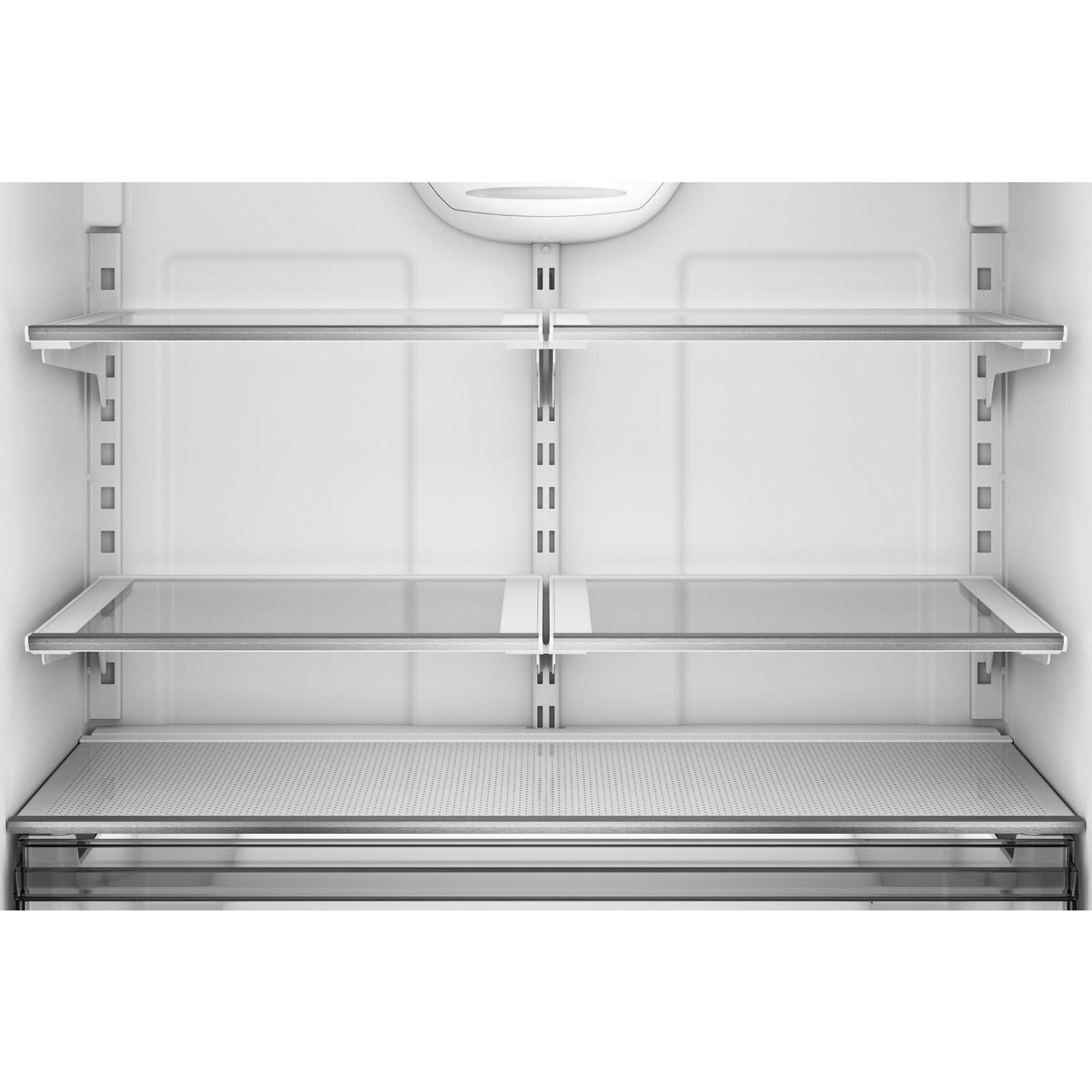 KitchenAid 36" 20.0 Cu. Ft. PrintShield Stainless Steel Counter-Depth French Door Refrigerator - KRFC136SPS