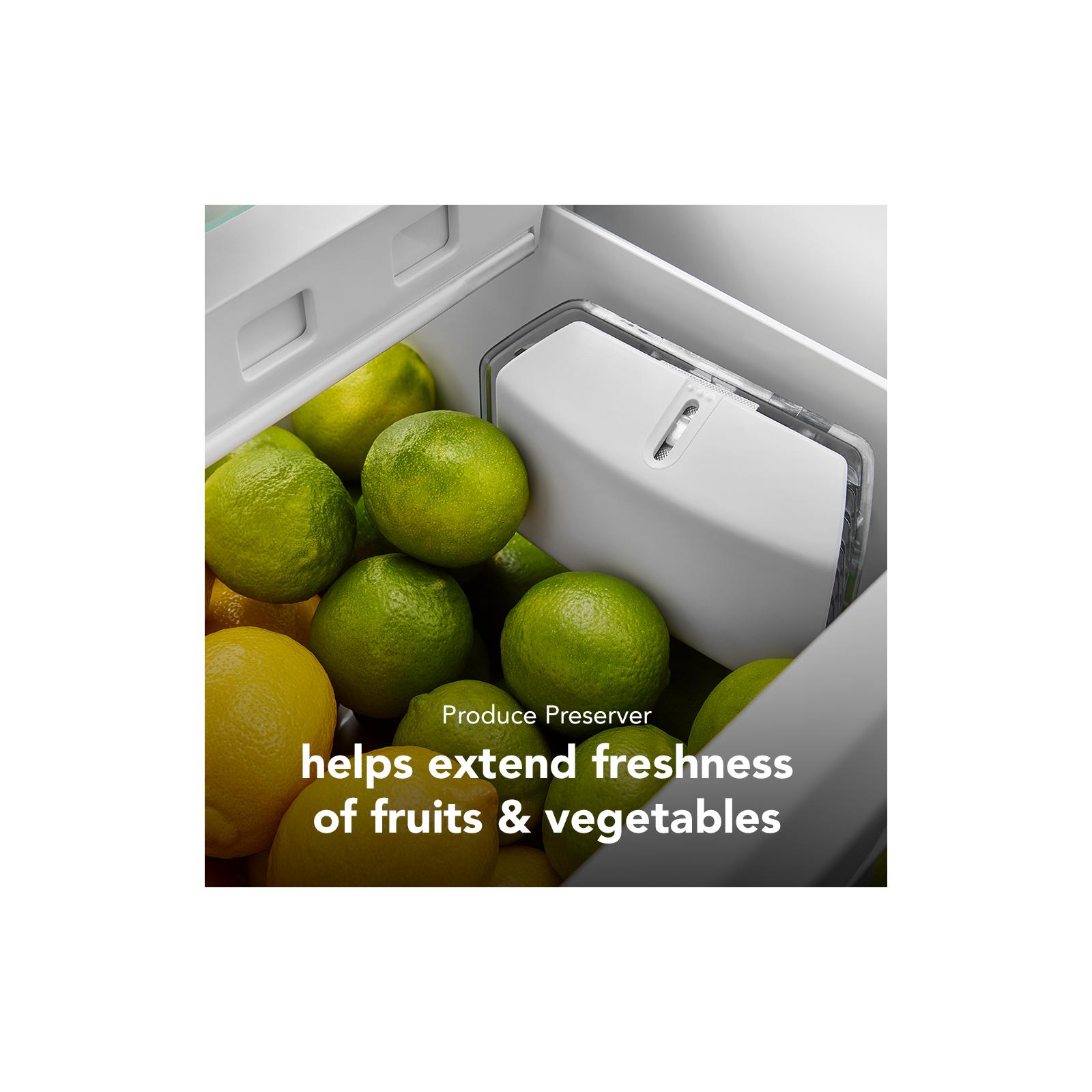 KitchenAid 36" 22.0 Cu. Ft. PrintShield Stainless Steel Counter-Depth French Door Refrigerator - KRFC136TPS
