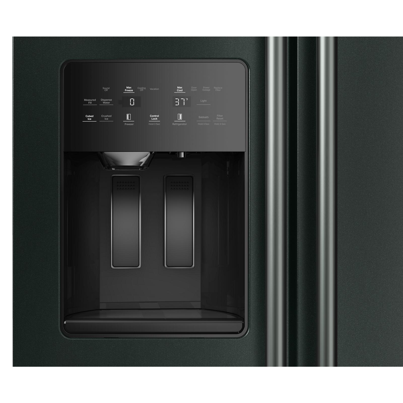KitchenAid 36" 20.8 Cu. Ft. Juniper Counter-Depth Side-by-Side Refrigerator - KRSC536RJP