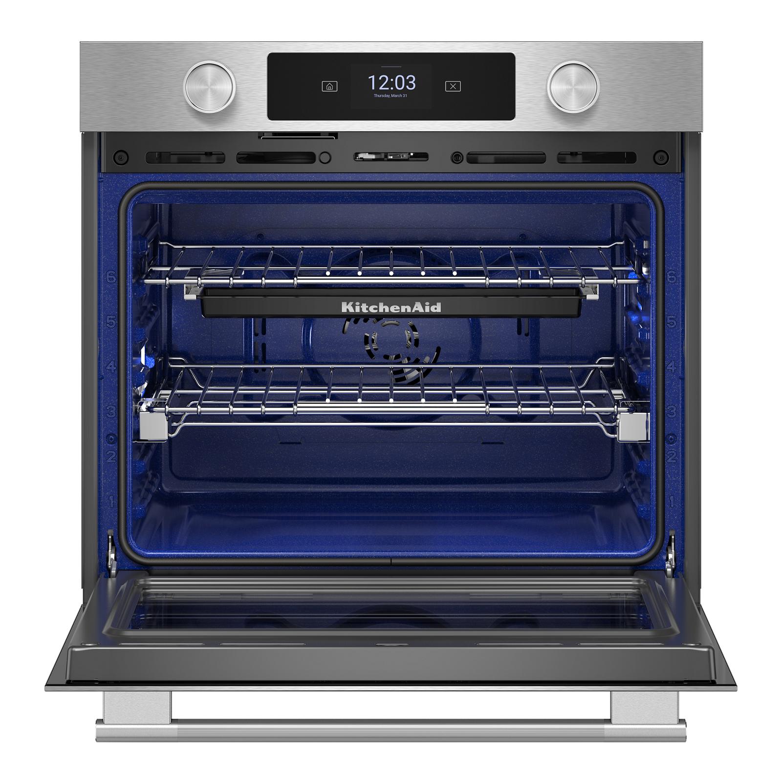 KitchenAid PrintShield Stainless 27" Wall Oven (4.3 cu ft) - KOES727SPS