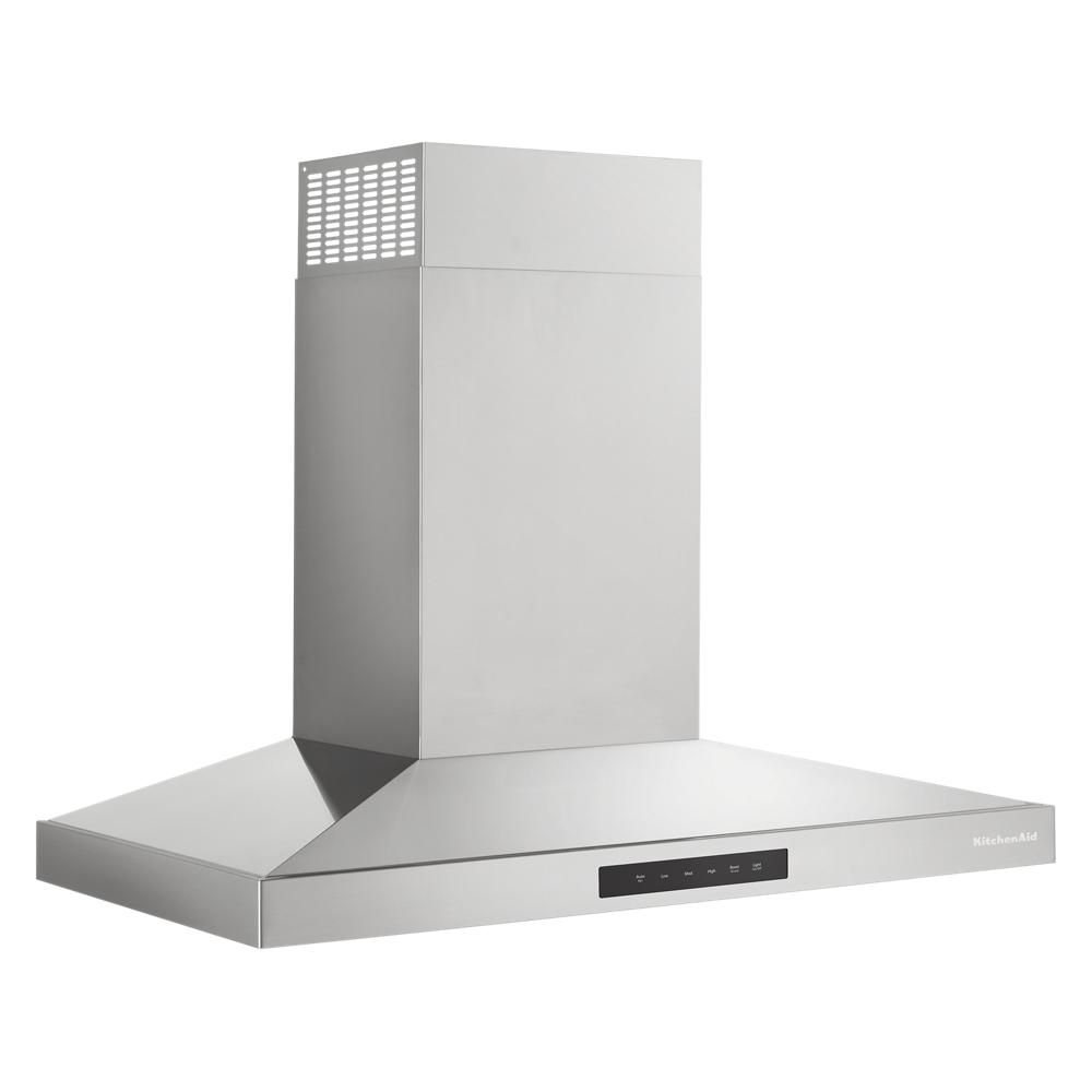 KitchenAid® Stainless Steel 36" 400 CFM Wall-Mount Canopy Hood - KVWC736SSS