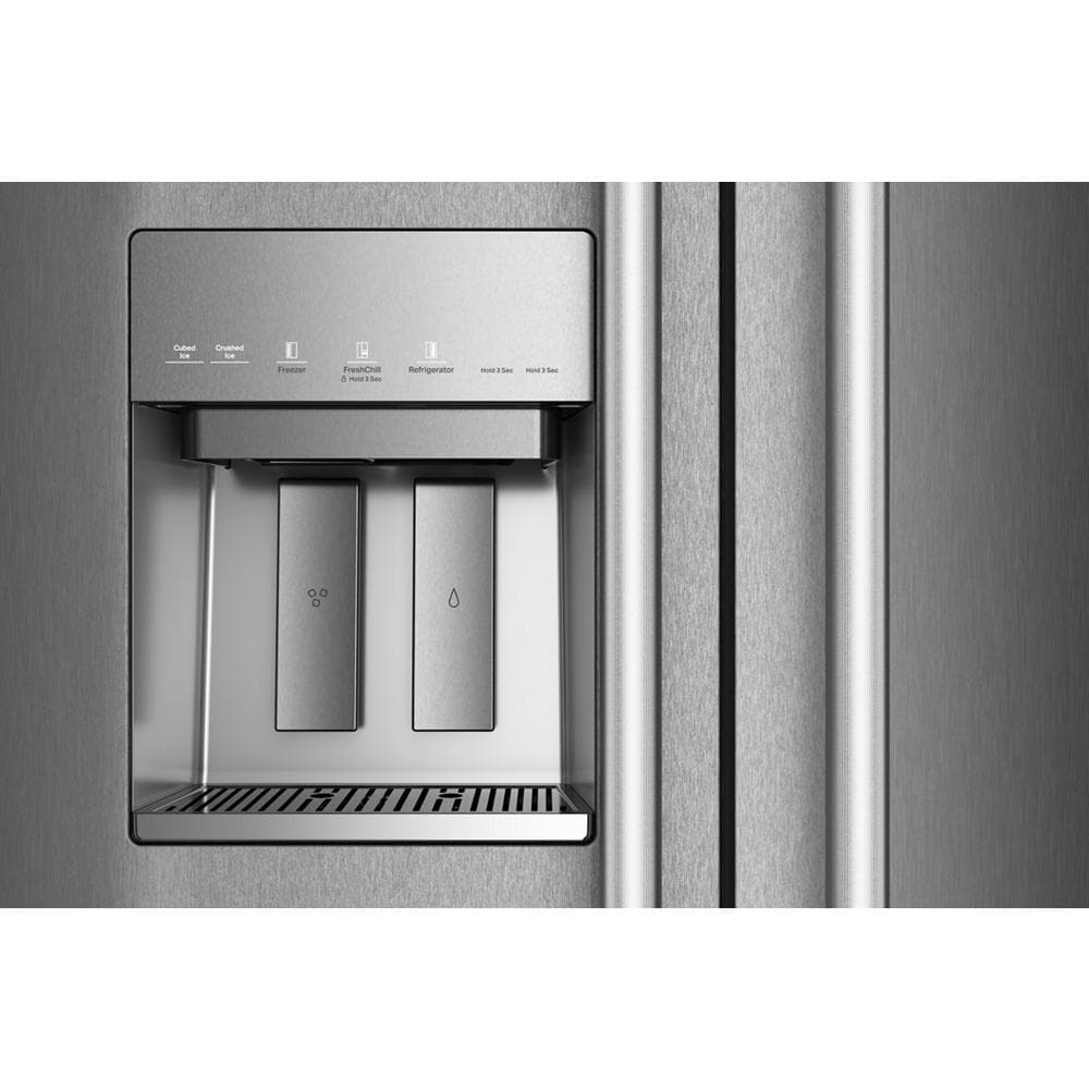 KitchenAid 48" 29.0 Cu. Ft. PrintShield Stainless Steel Built-In Side-by-Side Refrigerator - KBSD748SPS