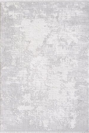 L2 Decor Lazer Area Rug 8' x 11' with Underpad - Grey
