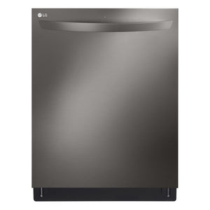 LG Lave-vaisselle intelligent, lave et sèche en 1 heure, système QuadWash ProMC, TrueSteam® et Dynamic DryMC acier inoxydable noir LDTH7972D