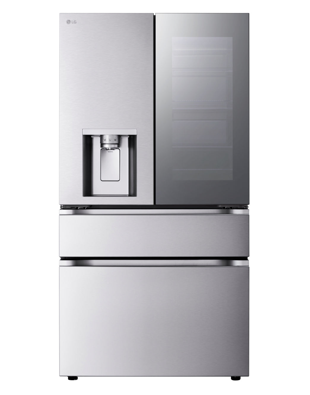 LG 36" 28.6 Cu. Ft. Smudge-Resistant Stainless Steel French Door Refrigerator with InstaView, MyColour Window, and Craft Ice - LF29S9775S