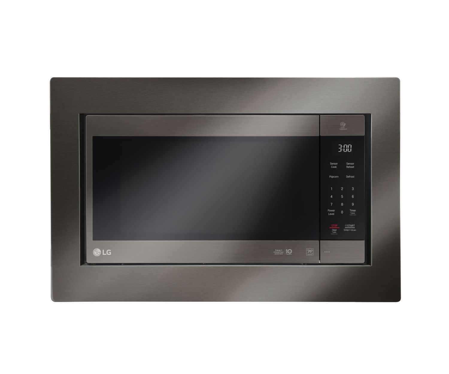LG Black Stainless Steel Microwave Trim Kit - MK2030NBD