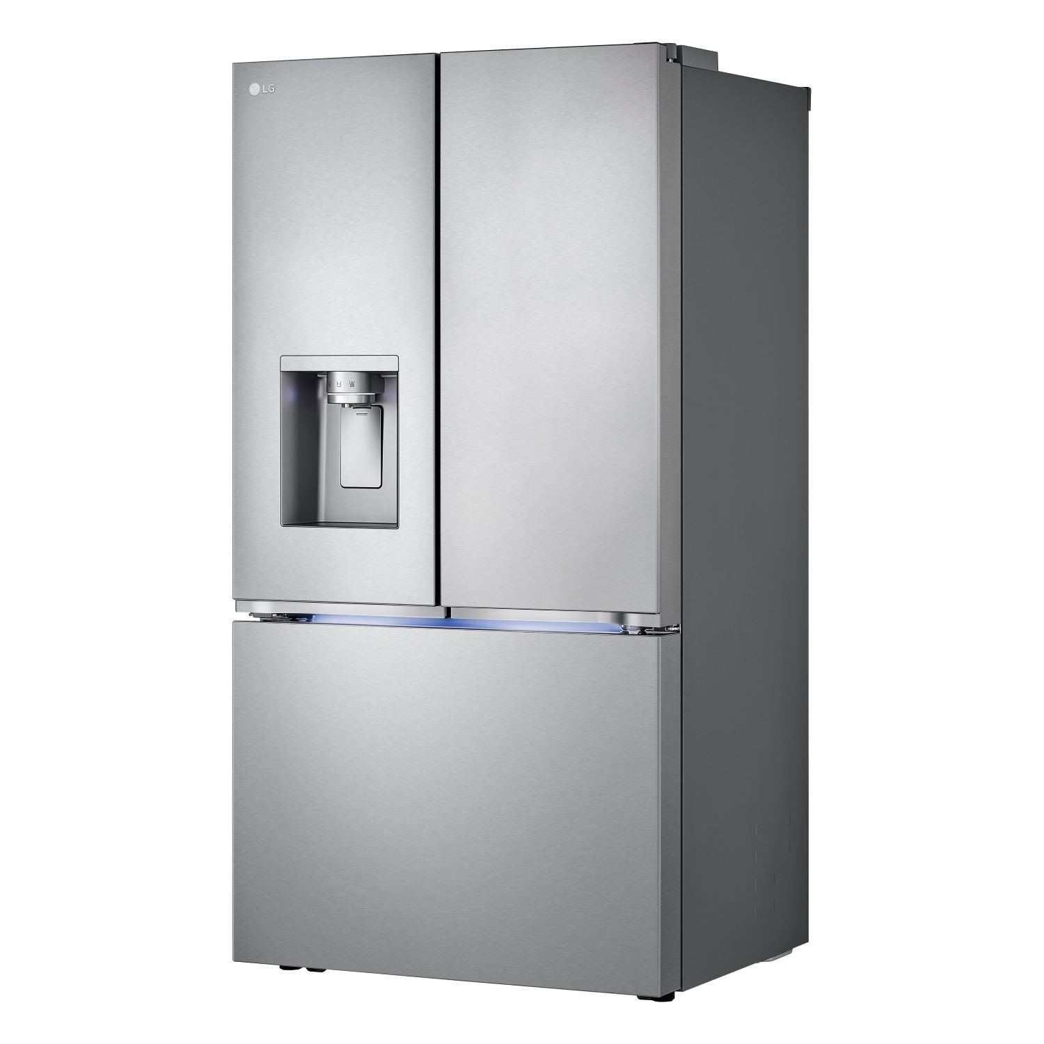 LG 35.75" 31 Cu. Ft. Stainless Steel 3-Door French Door Refrigerator with Four Types of Ice - LRYXS3106S