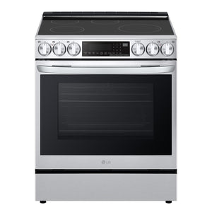 LG Cuisinière intelligente à induction 6,3 pi³ encastrable avec Wi-Fi, technologie ProBake Convection® et EasyClean® acier inoxydable LSIL6336F